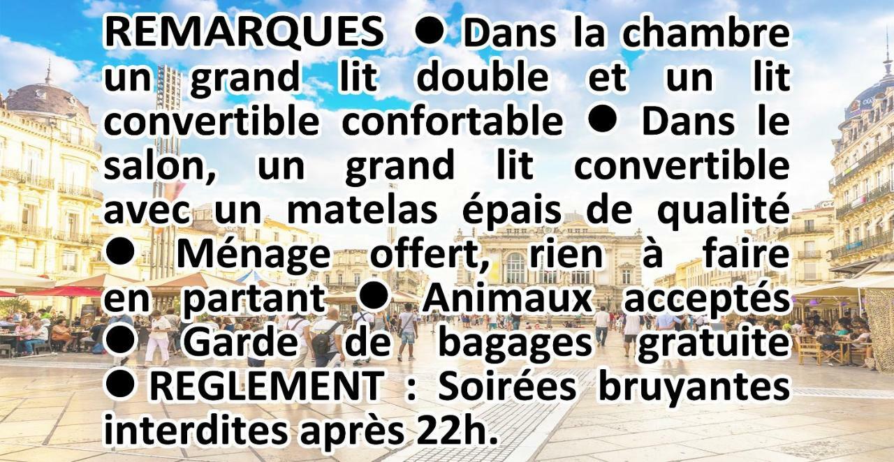 Comedie Musee-Fabre Parking Offert Climatisation Lägenhet Montpellier Exteriör bild